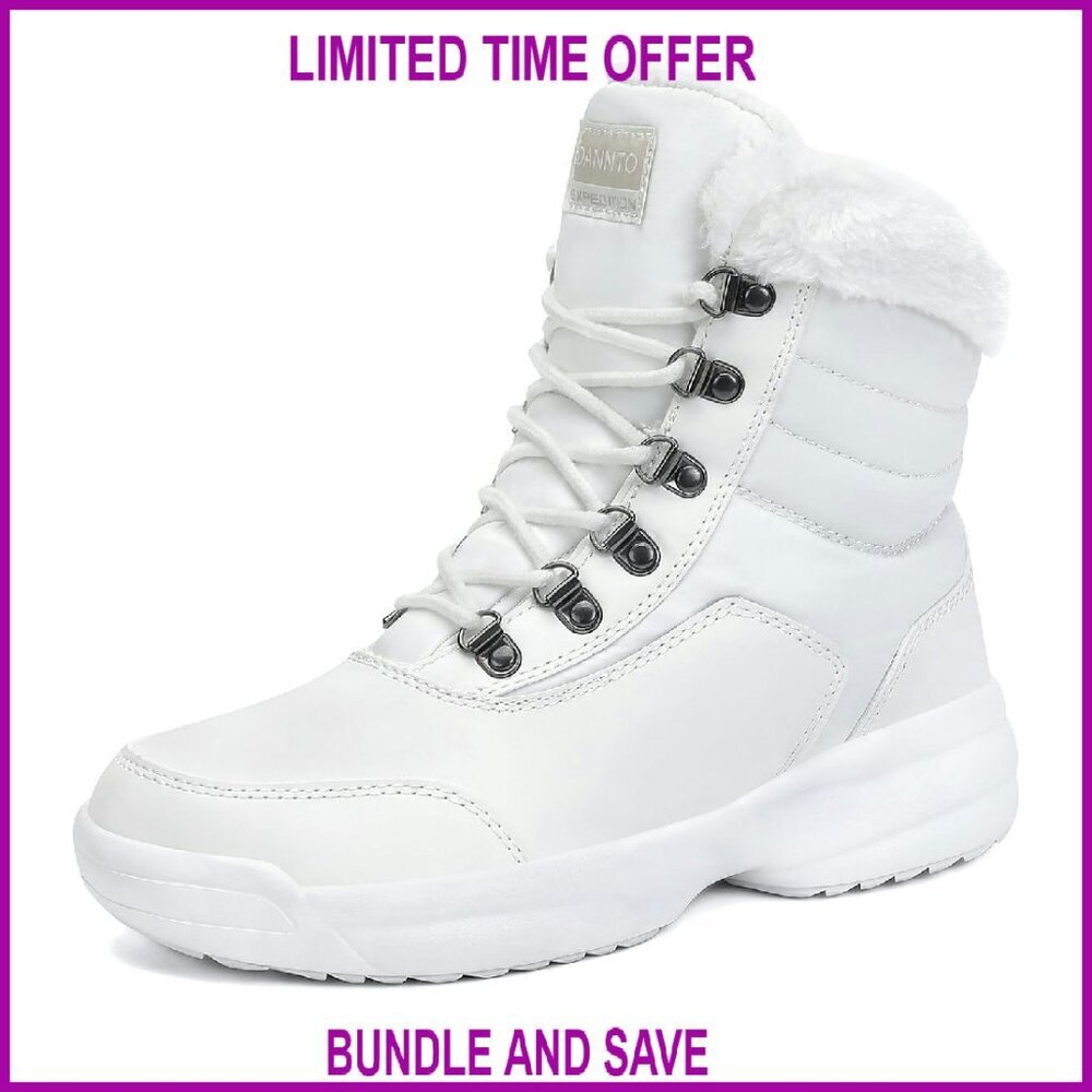Women's Winter Snow Boots Warm Fur Lined Ankle Booties Water Resistant